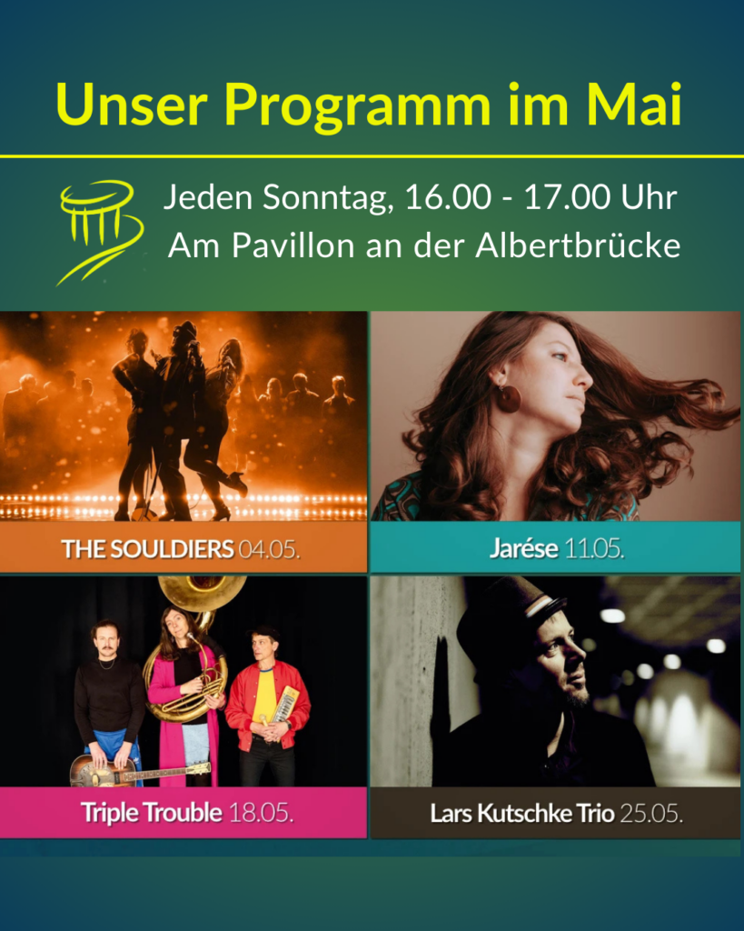 Spielplan im Mai - Kultur am Pavillon 2025